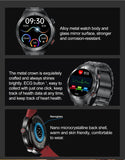 2024 New Non-invasive Blood glucose Smart Watch Blood pressure Blood lipids Uric acid AMOLED HD Screen Laser therapy Smartwatch