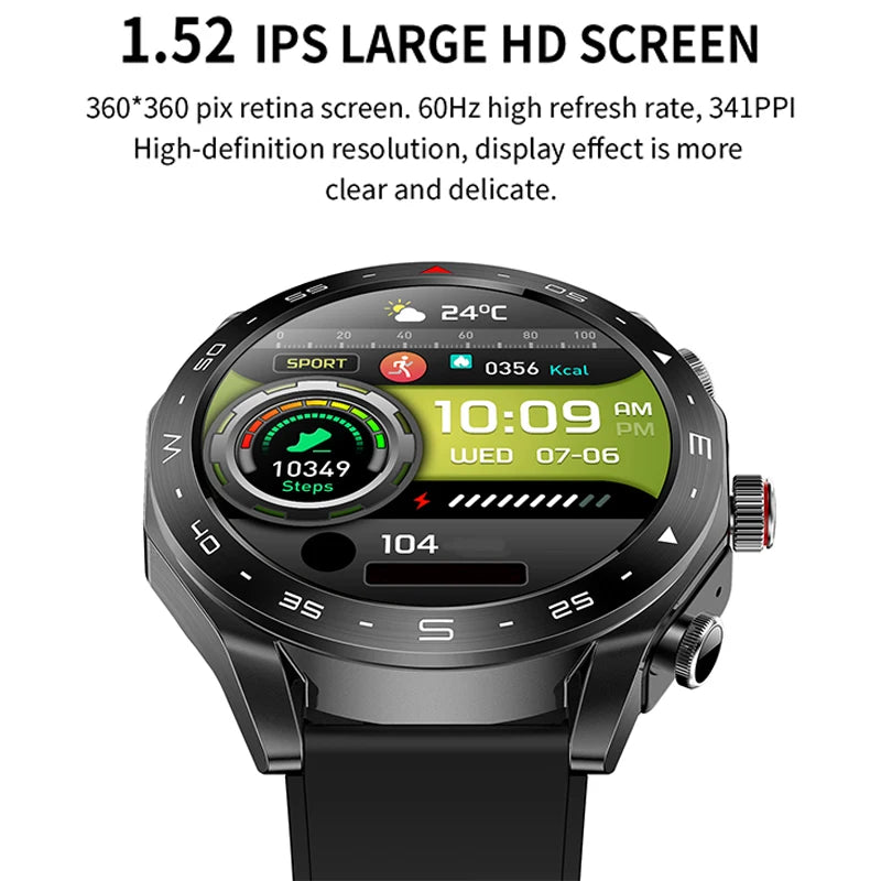 2024 New T95 Smart Watch TWS2 In 1 Bluetooth Earphones HIFI 9D Sound Quality With Built-In Speaker AI Voice Health Monitoring