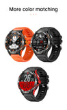 2024 new Smart Watch Men KT76 Sport Smart watches For Men Woman LED Flashlight Compass Bluetooth Call Heart Rate 3ATM Waterproof