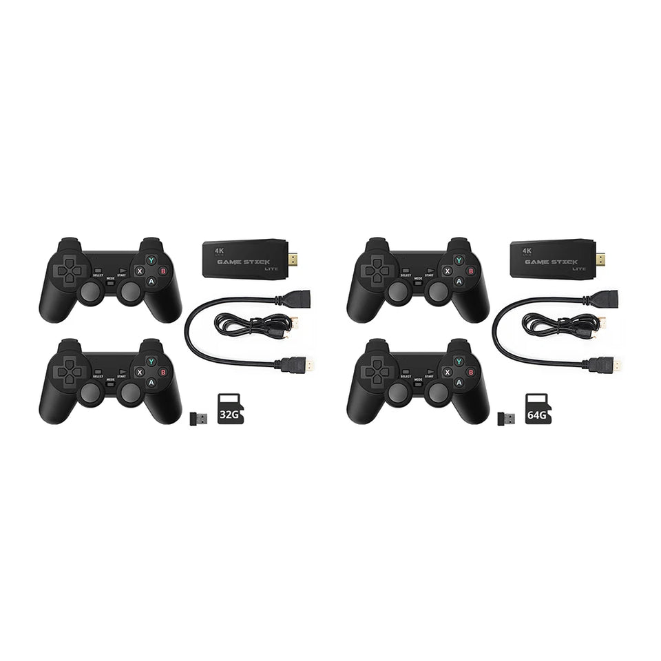 Y3 Lite Handheld Game Console 2.4G Wireless Console Game Stick Portable 4k HD Video Game Console Built-in 10000 Games For FC/GBA