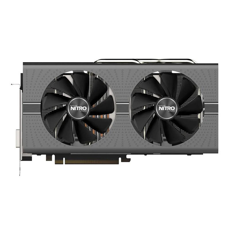 Used SAPPHIRE RX580 8G Nitro 14nm Video Card 2304SP 256Bit GDDR5 Graphics Cards RX 500 RX 580 8GB Nitro+ DP HDMI DVI 2304 SP