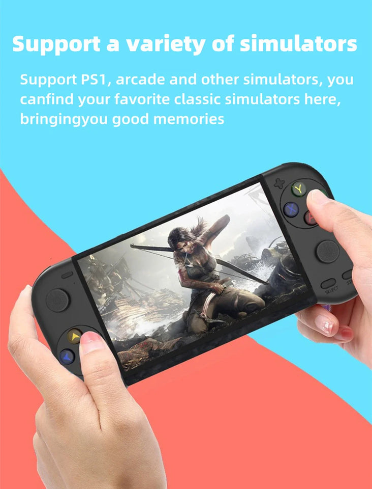 WALKGAMER new 5.1-inch double play video handheld game console 12000 game portable emulator arcade retro gaming  mp4 game device