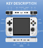 POWKIDDY RGB30 720*720 4 Inch Ips Screen Built-in WIFI RK3566 Opendinglinux Retro Handheld Game Console Children's Gifts