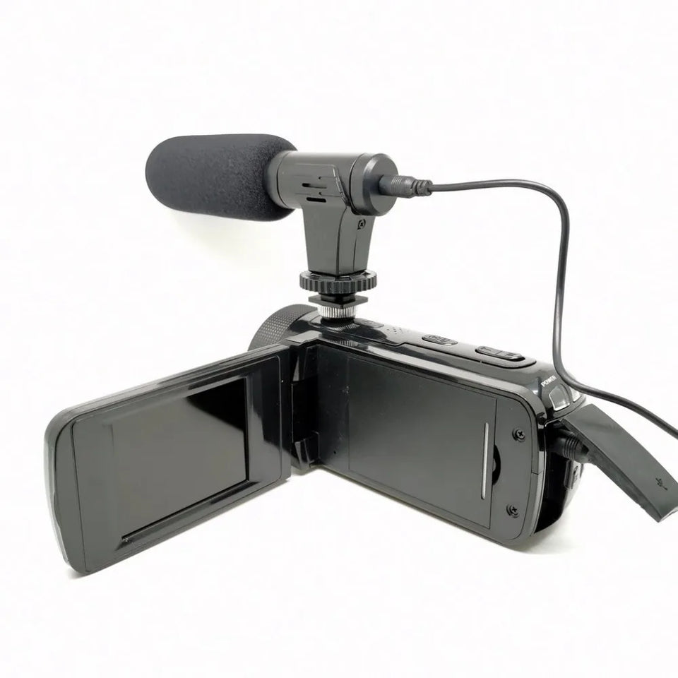 2024 New D100 1080P Video Camera Camcorder 16 X Digital Zoom Camera With Microphone Wide Angle Lens Digital Camera Recorder Set