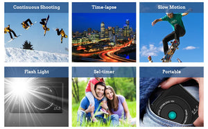64MP Digital Photo Camera for Photography 4K Video Vlog Camcorder YouTube Webcam Cameras 18X Digital Zoom Camera 3" Flip Screen