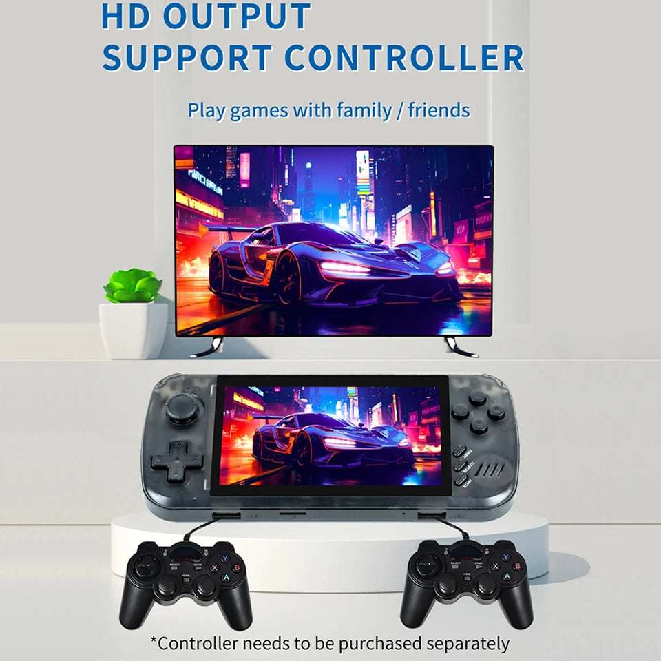 X39 Pro Handheld Game Console With 4000+ Games 4.5 Inch IPS Screen 3000mAh Rechargeable Battery Game Console Ideal Gift For Kids