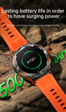 2024 new Smart Watch Men KT76 Sport Smart watches For Men Woman LED Flashlight Compass Bluetooth Call Heart Rate 3ATM Waterproof