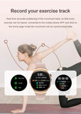 For Huawei IOS Xiaomi Gold Fashion Smart Watch Women GPS Sport Trajectory Heart Rate NFC Bluetooth Call Waterproof Smartwatches