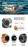 Zordai For Samsung Galaxy Watch Ultra GPS Track Smart Watch Men Amoled Always Display Body Temperature Clock BT Talk Smart Watch