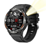 2024 new Smart Watch Men KT76 Sport Smart watches For Men Woman LED Flashlight Compass Bluetooth Call Heart Rate 3ATM Waterproof