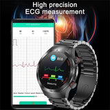2024 New Non-invasive Blood glucose Smart Watch Blood pressure Blood lipids Uric acid AMOLED HD Screen Laser therapy Smartwatch