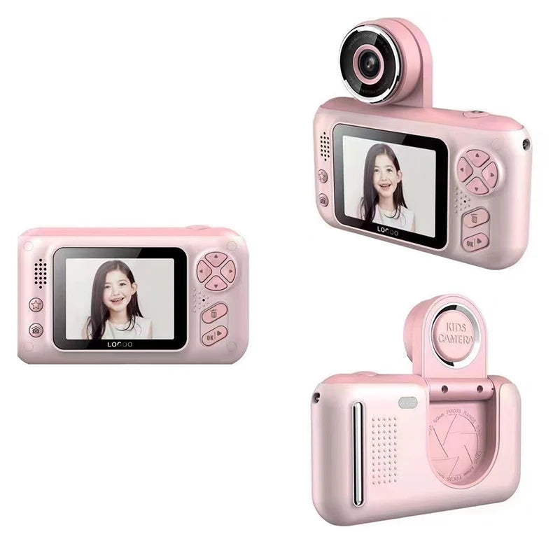 New Kids Camera 1080P Handheld 2.4 Inch HD Screen Childrens Digital Camera Video Recorder Toys for Kids Baby Girl Birthday Gift