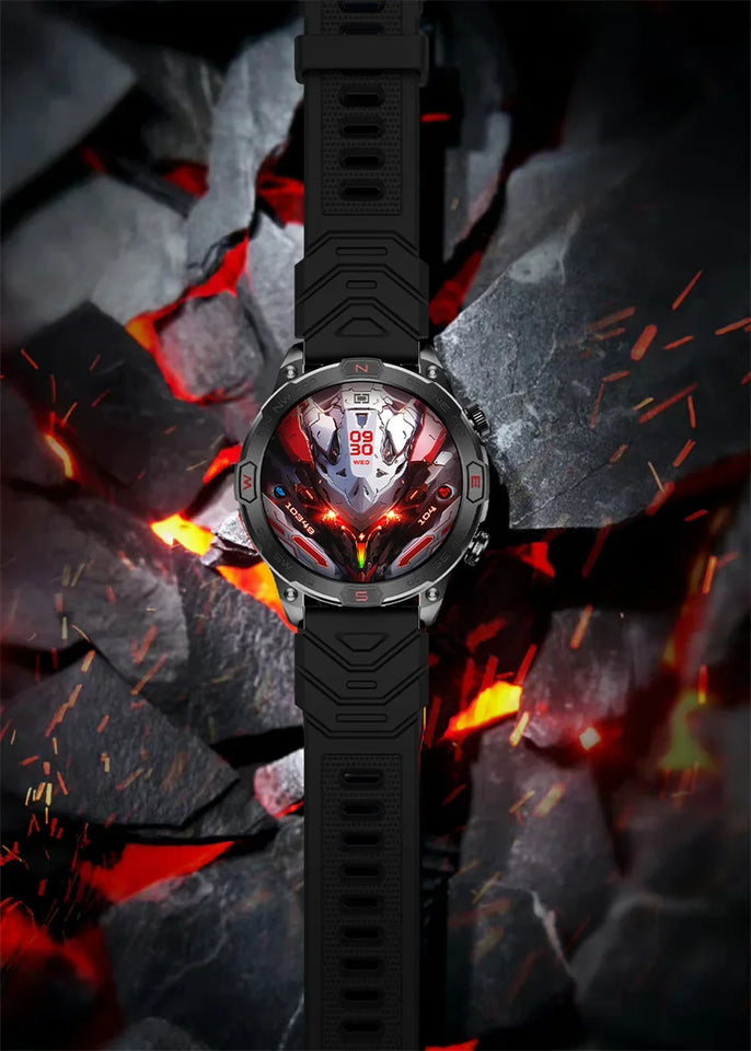 2024New For Huawei Xiaomi GPS Motion Trajectory Smart Watch Men Ultra HD AMOLED Screen Large Battery Bluetooth Call SmartWatches