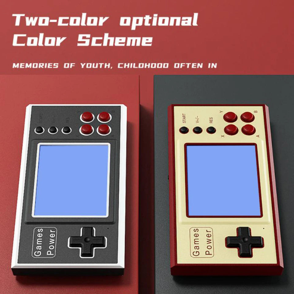 K30 Classic Retro Portable Mini Handheld Video Game Console 2.8 Inch Color LCD Kids Color Game Player Built-in 500 Games