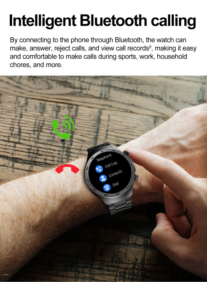 2024 New Non-invasive Blood glucose Smart Watch Blood pressure Blood lipids Uric acid AMOLED HD Screen Laser therapy Smartwatch