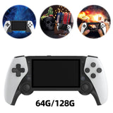 M25 Handheld Game Console Dual Wireless Controller 4.3 Inch 80*272 LCD Screen Handheld Game Player 3D Joystick Gift for PS1 Game