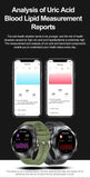 2024 New Non-invasive Blood glucose Smart Watch Blood pressure Blood lipids Uric acid AMOLED HD Screen Laser therapy Smartwatch