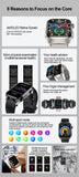 2024 New Medical Grade Health Smart Watch for Women Men Blood Sugar Fat Uric Acid Monitoring HD AMOLED Bluetooth Call smartwatch