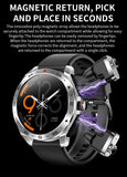 2024 New T95 Smart Watch TWS2 In 1 Bluetooth Earphones HIFI 9D Sound Quality With Built-In Speaker AI Voice Health Monitoring