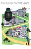 Smart Watch with Touch Screen for Children, Smart Bracelet, Dual SIM Card, Tracking Device, Cute Boy and Girl, WiFi