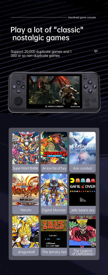 XY-10  4.3 inch Game Console Portable Camera MP5 LCD Rechargeable Handheld Doubles game machine 8G 10000+games  Children's Gifts