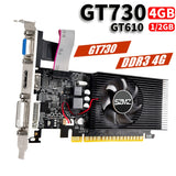 GT730 4GB DDR3 Graphics Card with HDM VGA DVI Port PCI-E2.0 16X Computer Graphics Video Card GT610 1/2GB for Office/Home