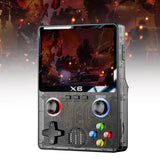 X6 Portable Video Game Console 2000mAh 3.5 Inch IPS Screen 8000 Games Built in 11 Emulators Support Double Player Children Gifts