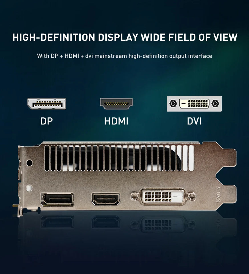 SEJISHI RX 470 4G Graphics Cards AMD Radeon RX470 4GB GDDR5 256bit Video Card HDMI DP DVI Desktop Gaming Computer placa de video