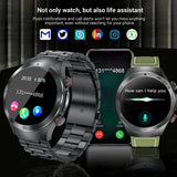 Laser Treatment Three High Smart Watch ECG Blood Glucose Smartwatch Body Temperature Bluetooth Call Clock 2024 New Medical Grade