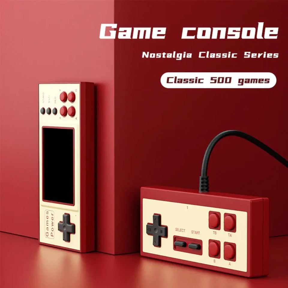 K30 Classic Retro Portable Mini Handheld Video Game Console 2.8 Inch Color LCD Kids Color Game Player Built-in 500 Games