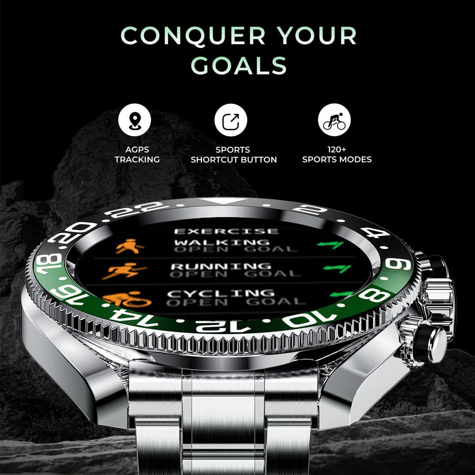 Aiweile AW35 High-end Luxury Man Watch Smart Watch Waterproof Bluetooth Call Digital Sport Business Original pk gts 3 vibe 7 pro