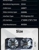 GTX 1660 Super 6GB Graphics Card Support Gaming Desktop GTX 1660Super GPU GDDR6 192bit HDMI*1 PCI-E Video Card