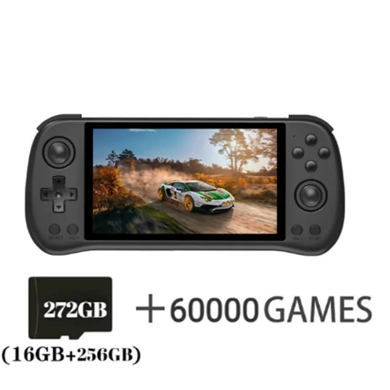 NEW color POWKIDDY X55 5.5 INCH 1280*720 IPS Screen RK3566 Handheld Game Console Open-Source Retro Console Children's gifts