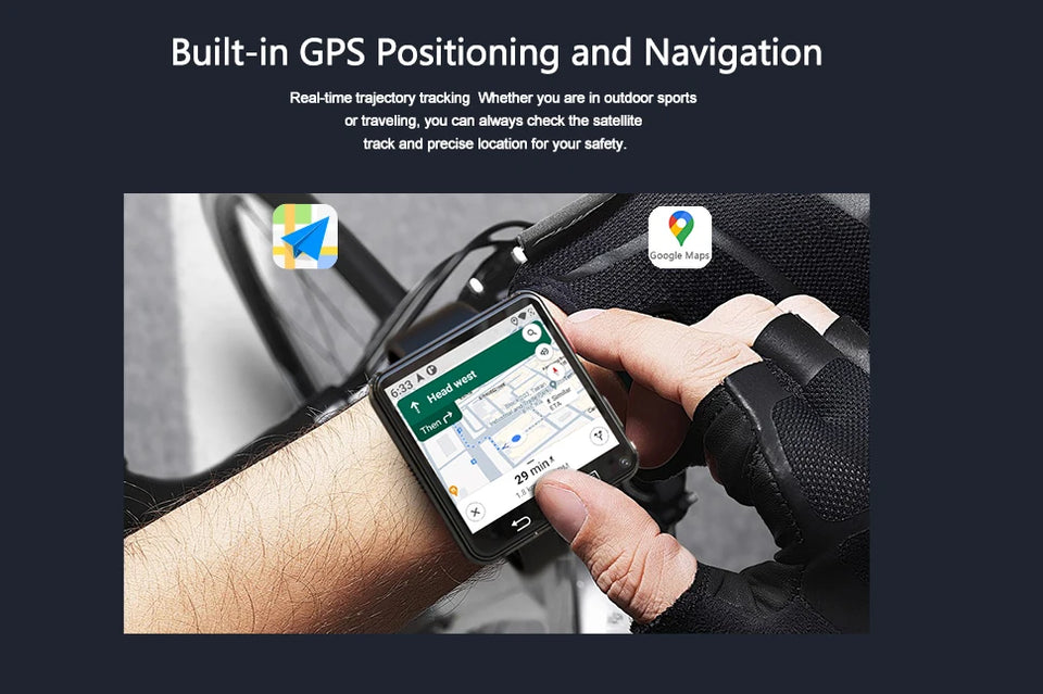 New S998 4G Smart Watch Android 11.0 OS 2.64inch Large Screen 24h Continuous Heart Rate Sleep Monitor Game Waterproof Smartwatch