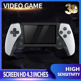 M25 Handheld Game Console Dual Wireless Controller 4.3 Inch 80*272 LCD Screen Handheld Game Player 3D Joystick Gift for PS1 Game