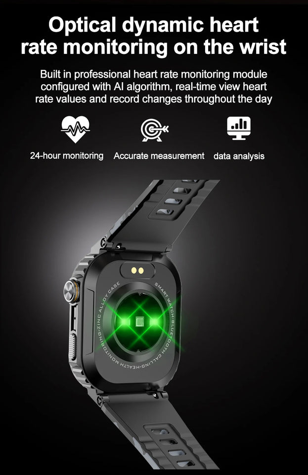 2023 New Full Touch Smart Watch Men For Android Xiaomi Blood Pressure Oxygen Fitness Watch 5 Atm Waterproof Military SmartWatch