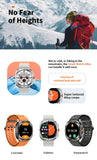 Zordai For Samsung Galaxy Watch Ultra GPS Track Smart Watch Men Amoled Always Display Body Temperature Clock BT Talk Smart Watch