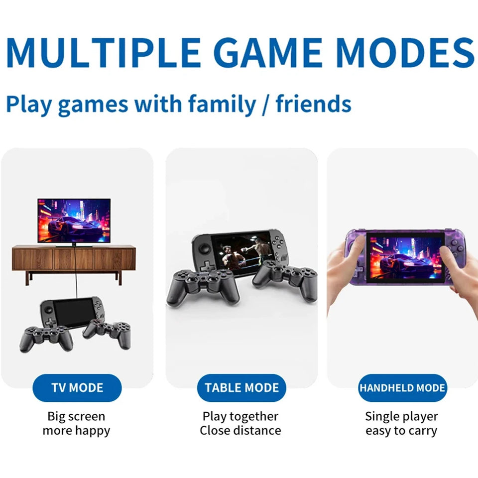 X39 Pro Handheld Game Console With 4000+ Games 4.5 Inch IPS Screen 3000mAh Rechargeable Battery Game Console Ideal Gift For Kids