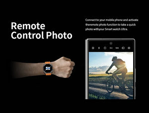 2024 New Watch Ultra GPS Track Smart Watch Men AMOLED Body Temperature Clock Sport Bluetooth Call Smart Watch For Samsung Galaxy
