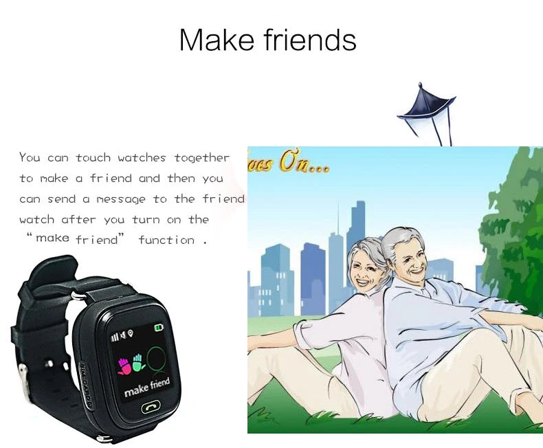 Smart Watch with Touch Screen for Children, Smart Bracelet, Dual SIM Card, Tracking Device, Cute Boy and Girl, WiFi