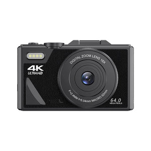 64MP Digital Photo Camera for Photography 4K Video Vlog Camcorder YouTube Webcam Cameras 18X Digital Zoom Camera 3" Flip Screen