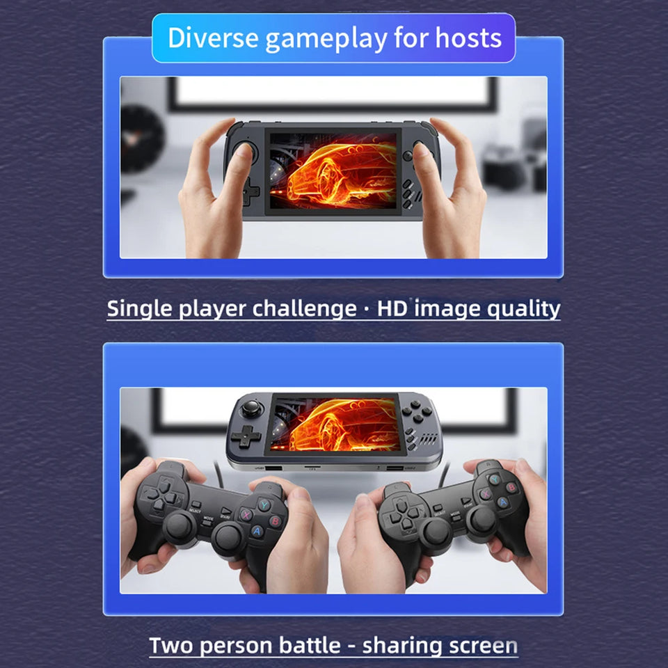 X39 Pro Handheld Game Console With 4000+ Games 4.5 Inch IPS Screen 3000mAh Rechargeable Battery Game Console Ideal Gift For Kids