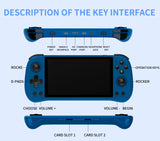 Gamehero POWKIDDY X55 5.5 INCH 1280*720 IPS Screen RK3566 Handheld Game Console Open-Source Retro Console Children's gifts