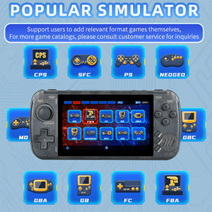 X39 Pro Handheld Game Console With 4000+ Games 4.5 Inch IPS Screen 3000mAh Rechargeable Battery Game Console Ideal Gift For Kids