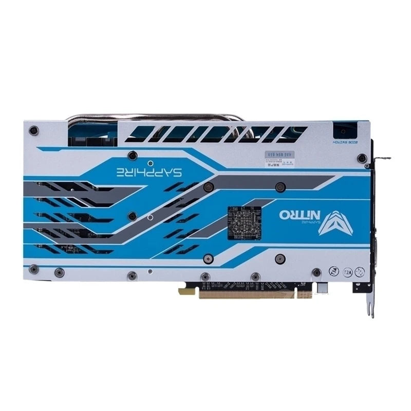Used SAPPHIRE RX580 8G Nitro 14nm Video Card 2304SP 256Bit GDDR5 Graphics Cards RX 500 RX 580 8GB Nitro+ DP HDMI DVI 2304 SP