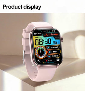 2024 New Medical Grade Smart Watch Ladies Blood Glucose Watches Lipid Uric Women Menstrual Health Tracker Smartwatch for Ladies