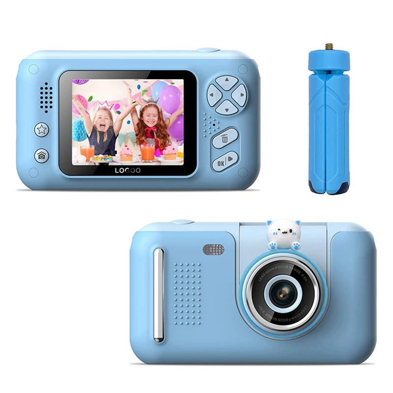 New Kids Camera 1080P Handheld 2.4 Inch HD Screen Childrens Digital Camera Video Recorder Toys for Kids Baby Girl Birthday Gift