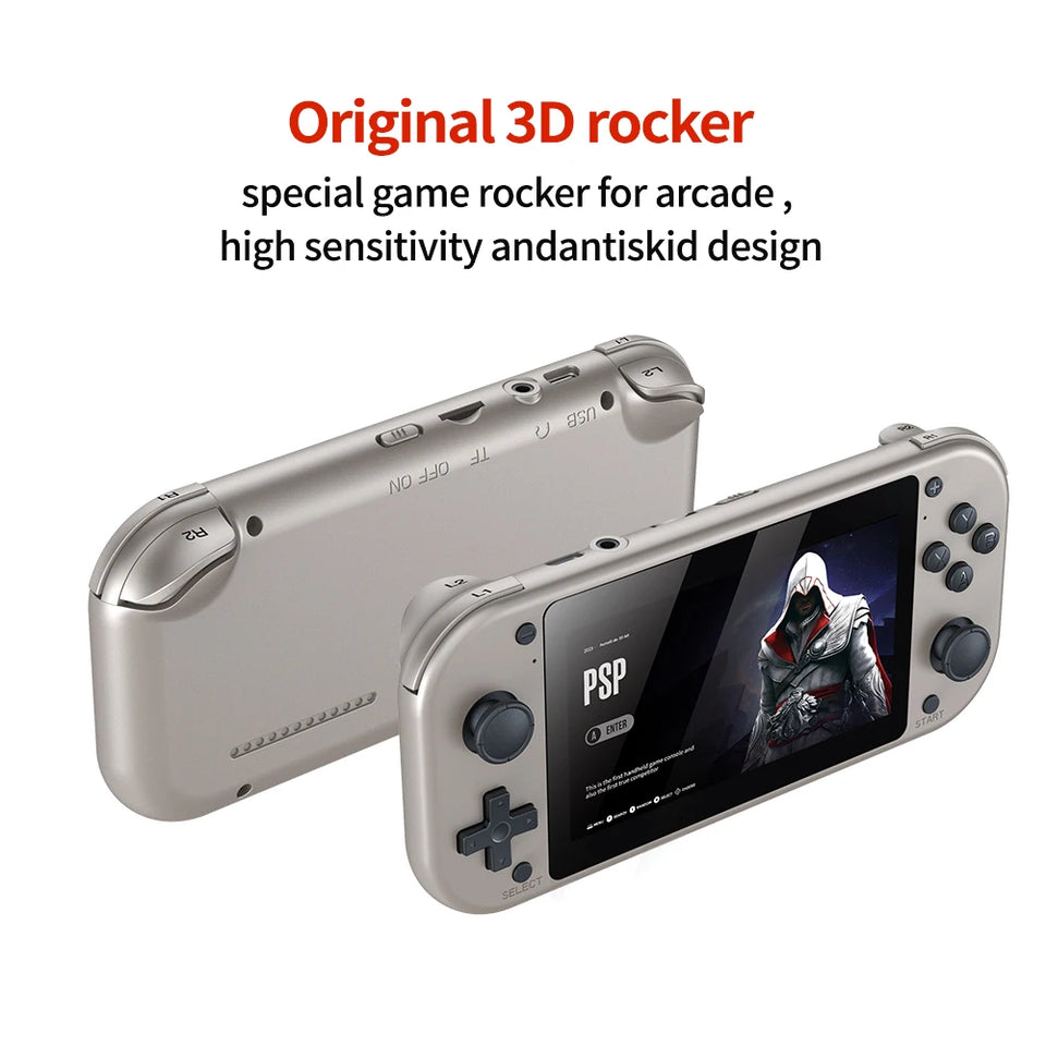 BOYHOM M17 Portable Pocket Video Player 256G 70000+Games 4.3”Screen Supports 25 emulators Linux System 4.3 Game Console Retro