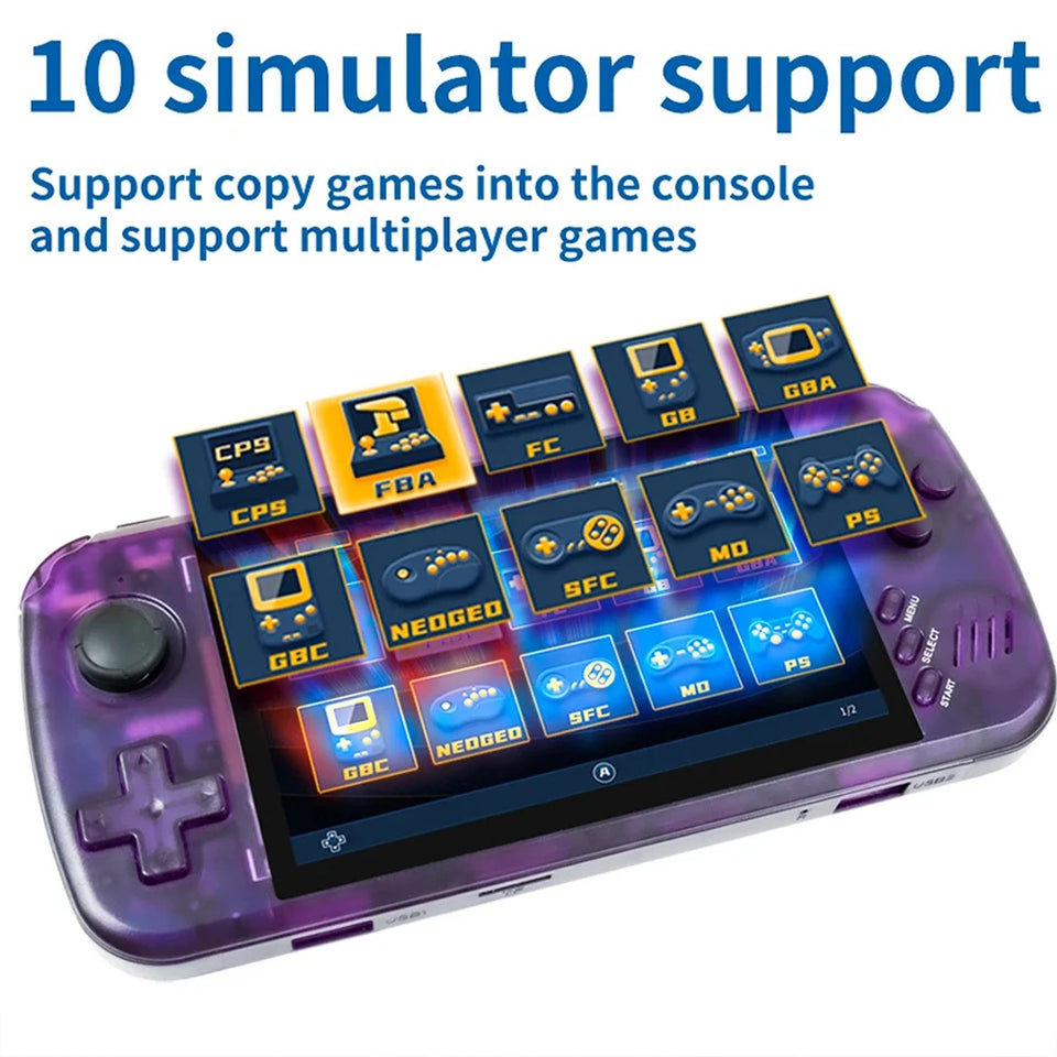 X39 Pro Handheld Game Console With 4000+ Games 4.5 Inch IPS Screen 3000mAh Rechargeable Battery Game Console Ideal Gift For Kids