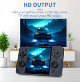 POWKIDDY RGB30 720*720 4 Inch Ips Screen Built-in WIFI RK3566 Opendinglinux Retro Handheld Game Console Children's Gifts